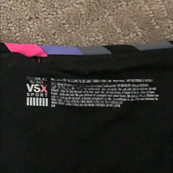 Victoria’s Secret Sport Multicolored Leggings - Picture 2 of 4